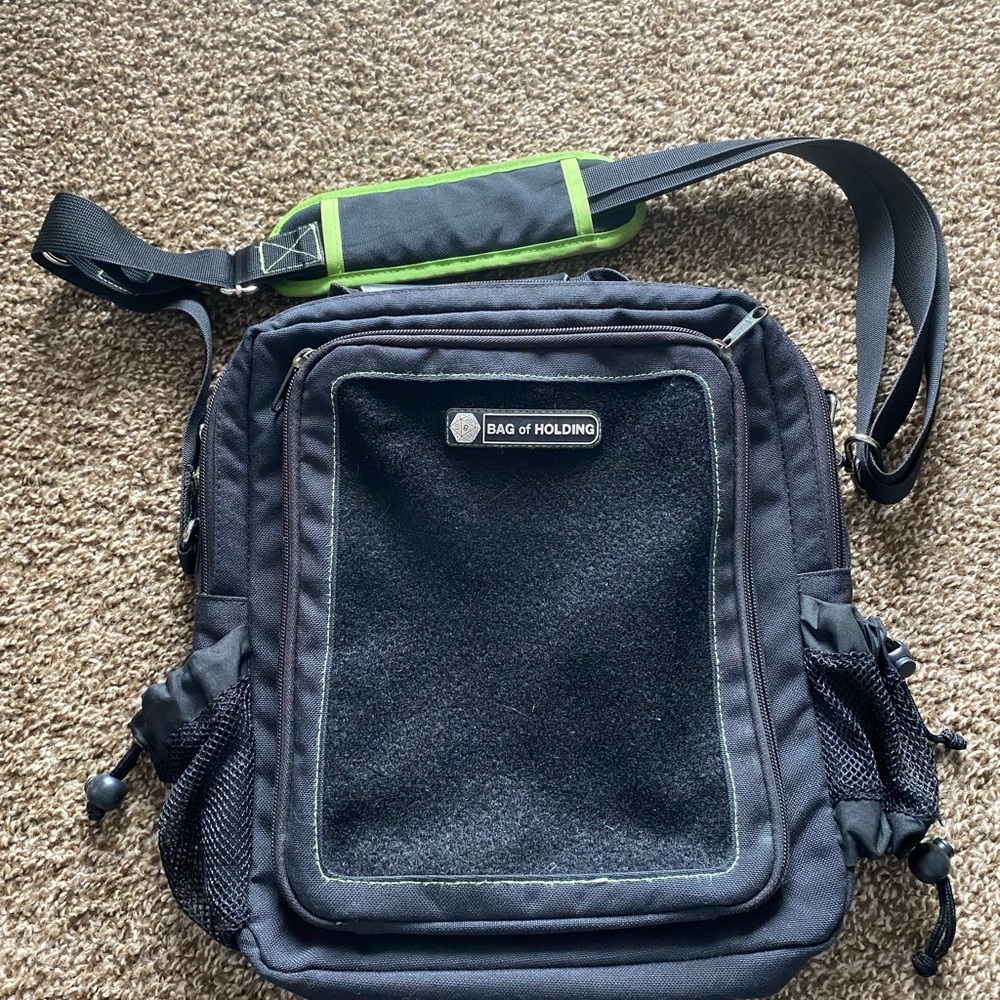 ThinkGeek Black and Green Bag Of Holding